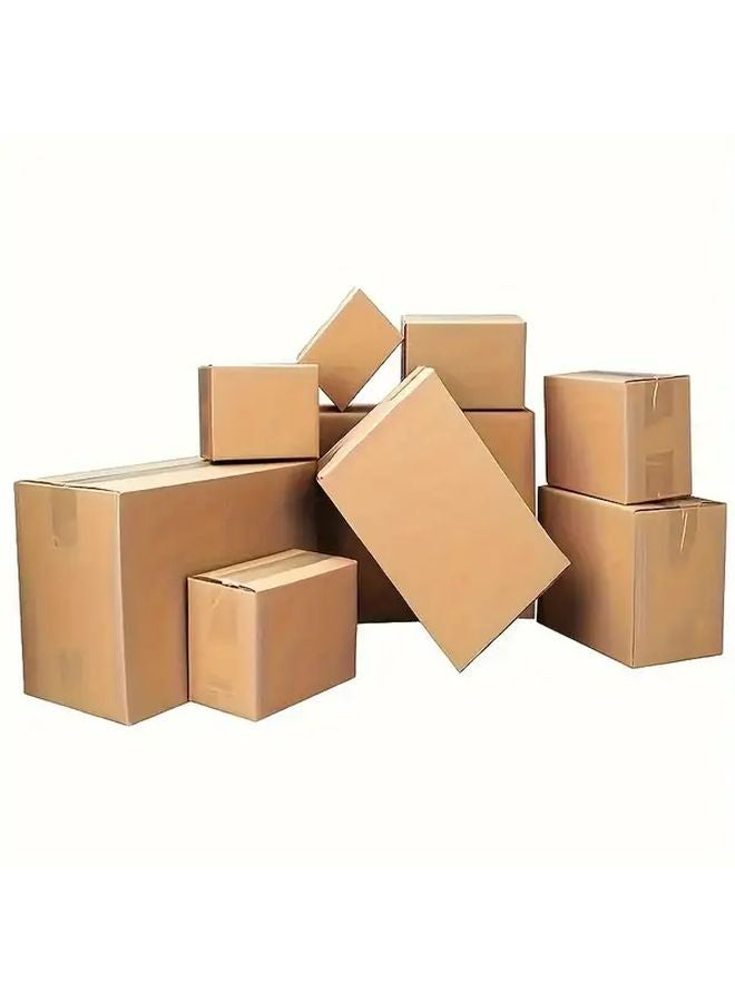 50pcs 8x6x4 Inches Corrugated Cardboard Boxes For Storage And Shipping - Image 4