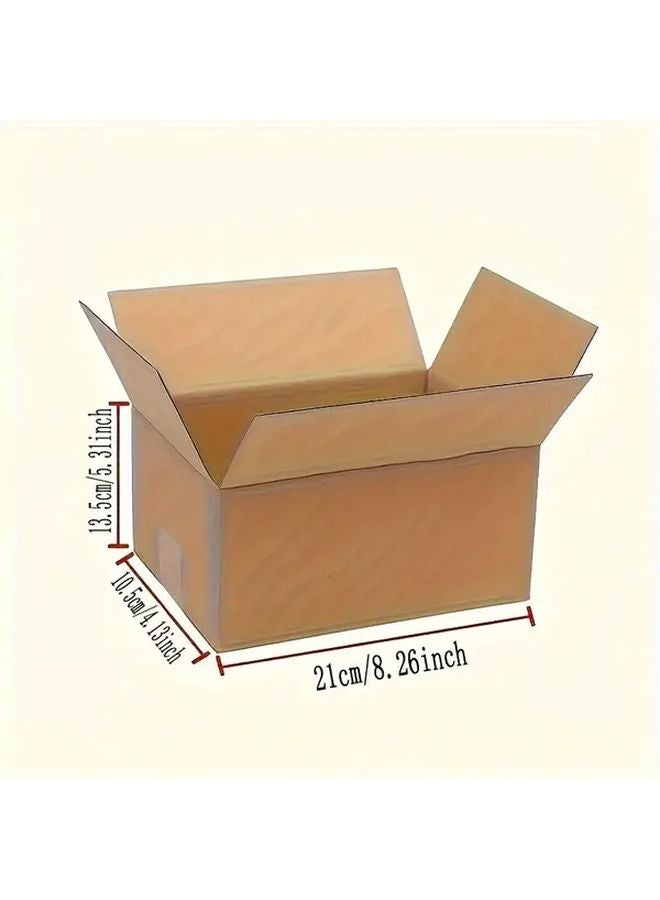 50pcs 8x6x4 Inches Corrugated Cardboard Boxes For Storage And Shipping - Image 3