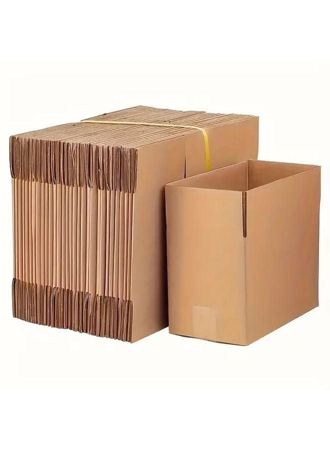 50pcs 8x6x4 Inches Corrugated Cardboard Boxes For Storage And Shipping - Image 2