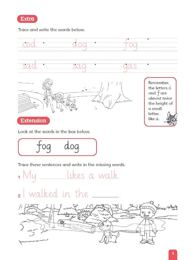 Nelson Handwriting: Year 1/Primary 2: Workbook 1A (pack of 10) - Image 3