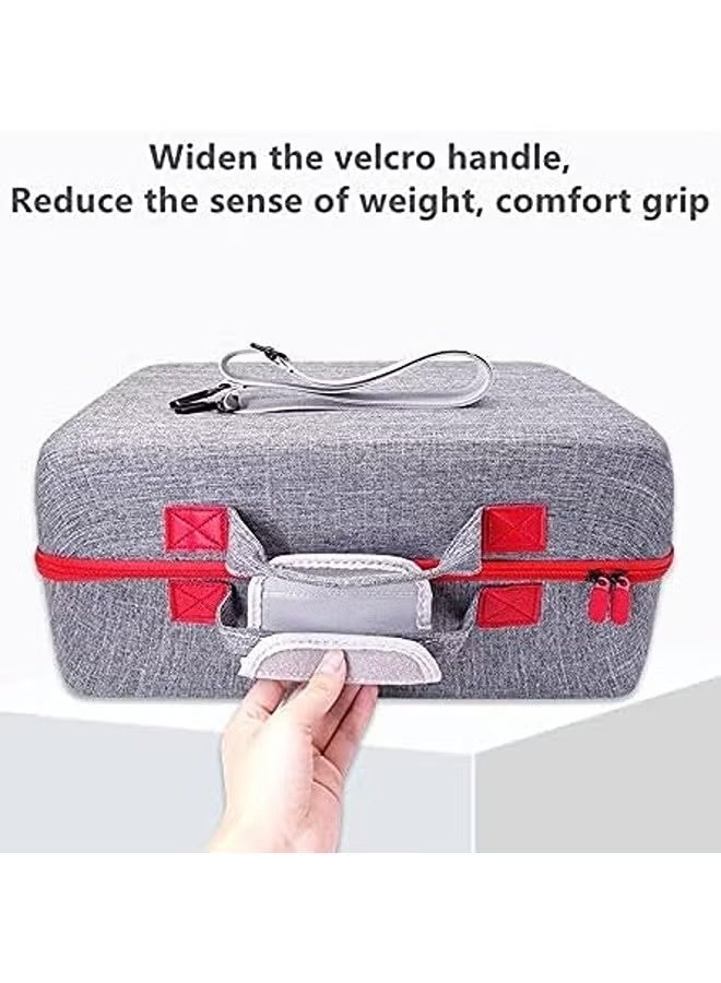 Travel Case Bag for PS5 Shockproof Hard Shell Luxury Waterproof shoulder bag for Playstation 5 Console Digital EVA Storage Organizer for Controllers Cables and Other Accessories Black - Image 3