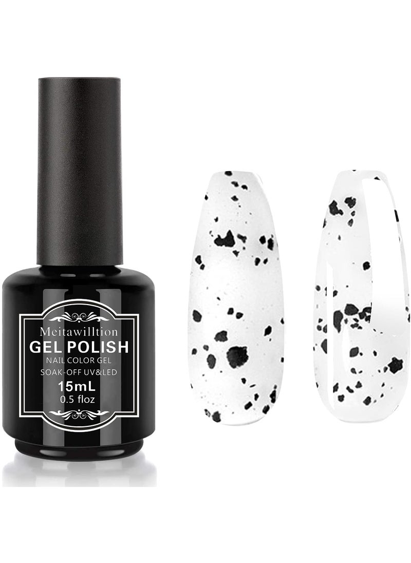Meitawilltion Meitawilltion Gel Nail Polish 1Pcs 15ml Eggshell Gel Polish Soak Off Nail Gel Ideal For Nail Salon DIY At Home 