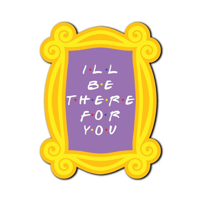 Bhai Please Ill be There for You Wooden Fridge Magnet Pack of 1 MovieTV Quotes Friendship Fridge Decorations Gift for Friends Colleagues Gen Y Birthday Return Gift - Image 1