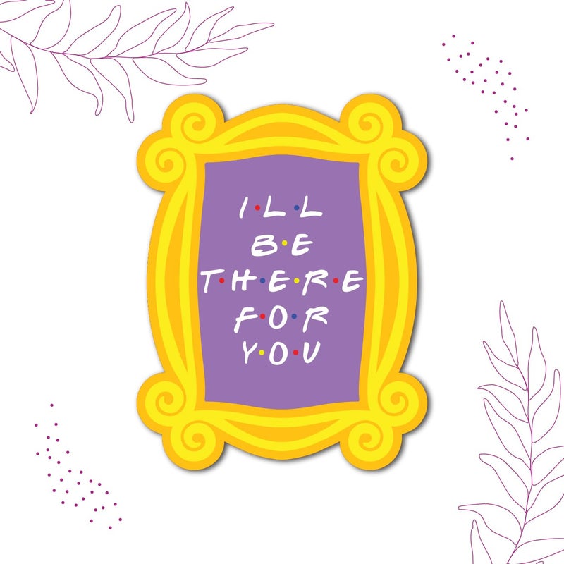 Bhai Please Ill be There for You Wooden Fridge Magnet Pack of 1 MovieTV Quotes Friendship Fridge Decorations Gift for Friends Colleagues Gen Y Birthday Return Gift - Image 5