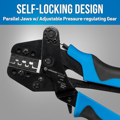 Jonard Tools SPC-MC4 Crimper for Solar Panel MC4 Connector Contacts with Included Crimping Die - Image 3