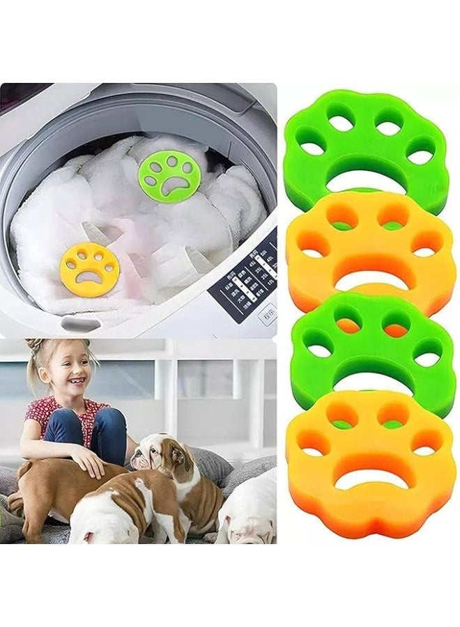 كرات إزالة الوبر والشعر من الملابس – 50 قطعة متعددة الألوان لإزالة شعر الحيوانات والوبر الزائد، قابلة لإعادة الاستخدام لغسالة الملابس والأغطية والعناية بالغسيل - Image 3