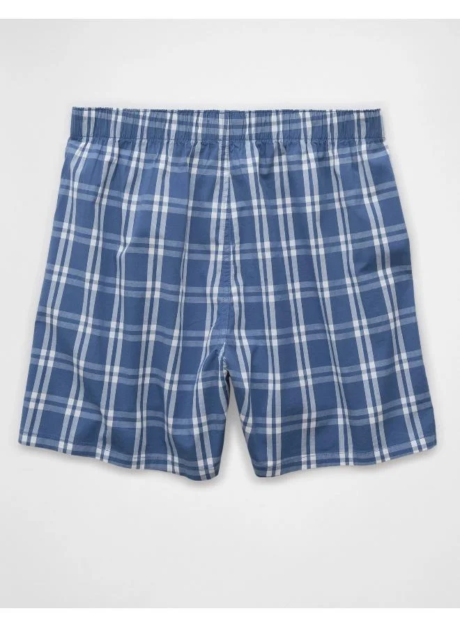 American Eagle AEO Plaid Flannel Boxer Short