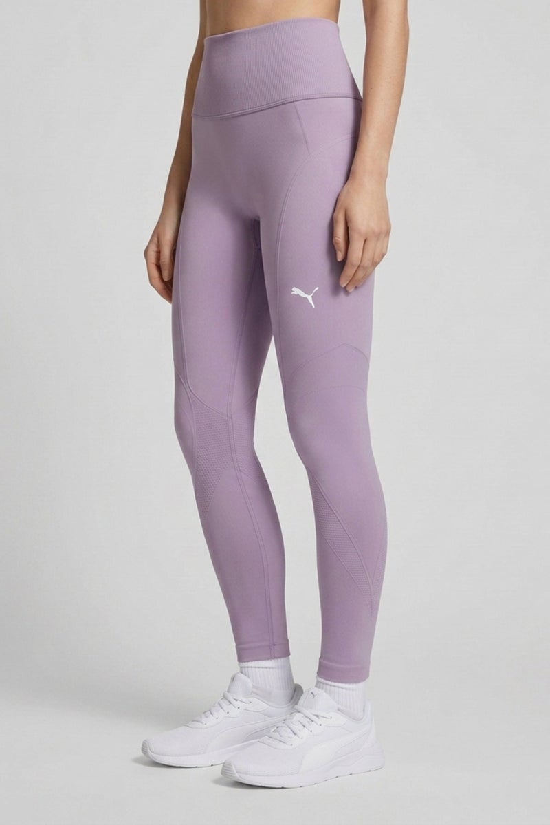 PUMA Women Sportswear Fit Training Tights, Lilac - Image 3