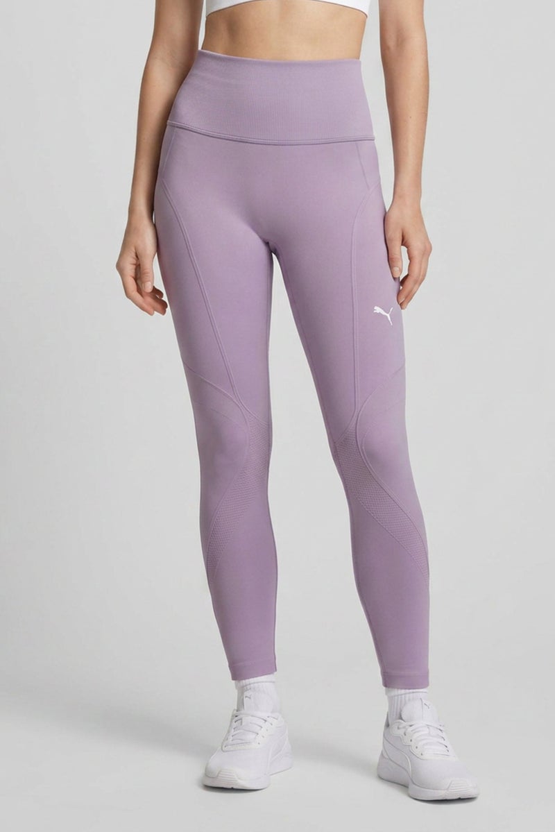 PUMA Women Sportswear Fit Training Tights, Lilac - Image 1