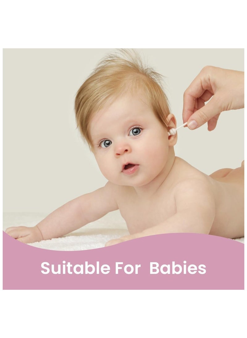 Cool & Cool Cool & Cool Baby Cotton Buds - 55's - Gentle Cleaning,Ear Protection, Safe swabs for Delicate baby Ears  - Image 4