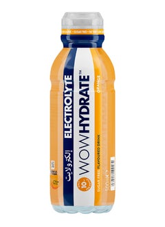 WOW Hydrate Electrolyte And Vitamin Water Orange 500 ML  - Image 1