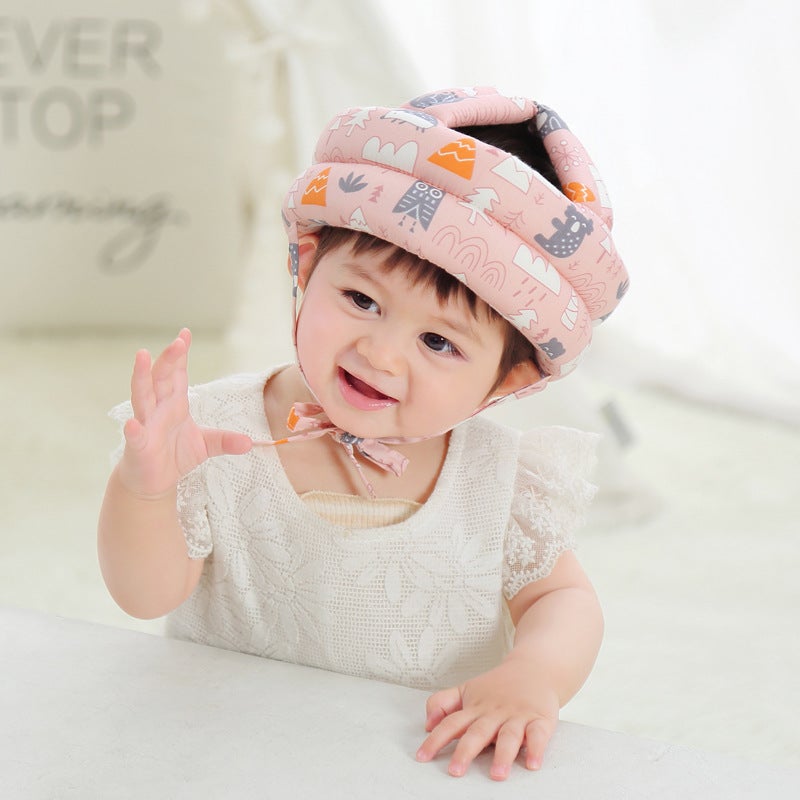 Baby Anti-Fall Head Protection Pad Baby Toddler Anti-Fall Pillow Head Protection Anti-Fall Cap Children'S Anti-Collision Cap Summer Breathable - Image 5