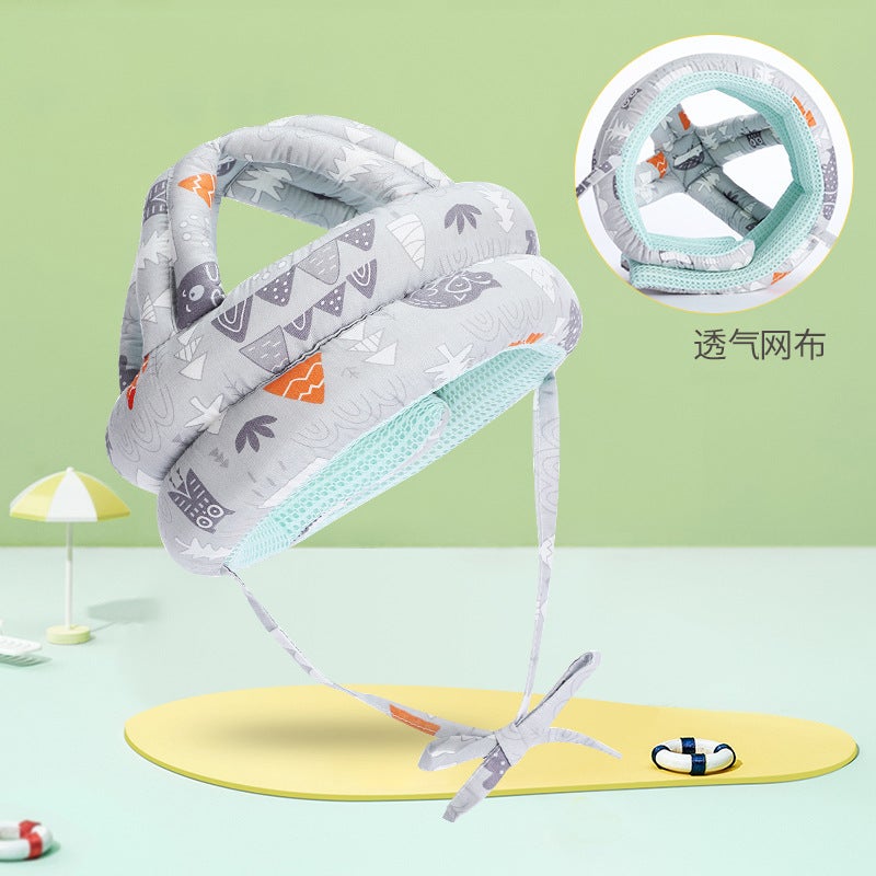 Baby Anti-Fall Head Protection Pad Baby Toddler Anti-Fall Pillow Head Protection Anti-Fall Cap Children'S Anti-Collision Cap Summer Breathable - Image 1