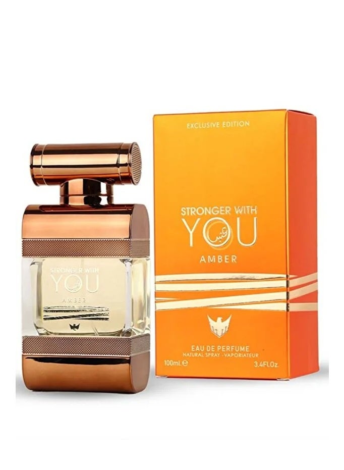 عطر استرونجر ويذ يو عنبر أو دي بروفيوم 100مل - Image 1