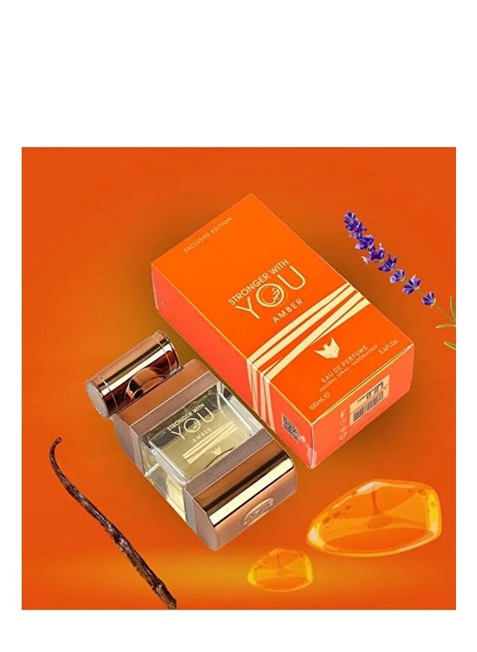 عطر استرونجر ويذ يو عنبر أو دي بروفيوم 100مل - Image 2