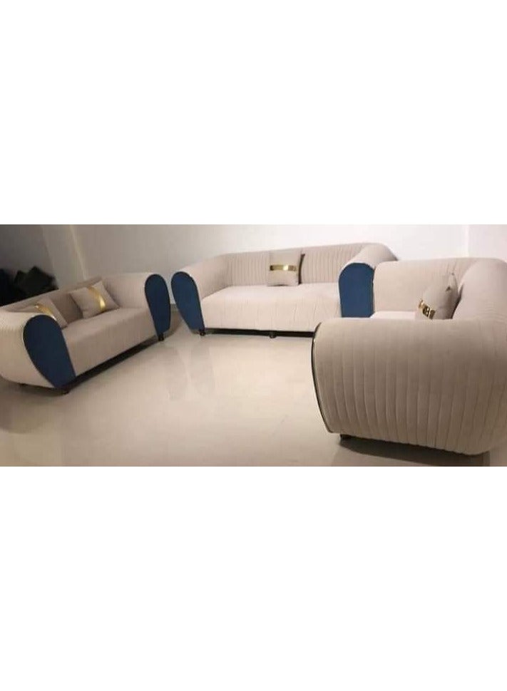 طقم كنب صالون 7 شخص  4 قطع