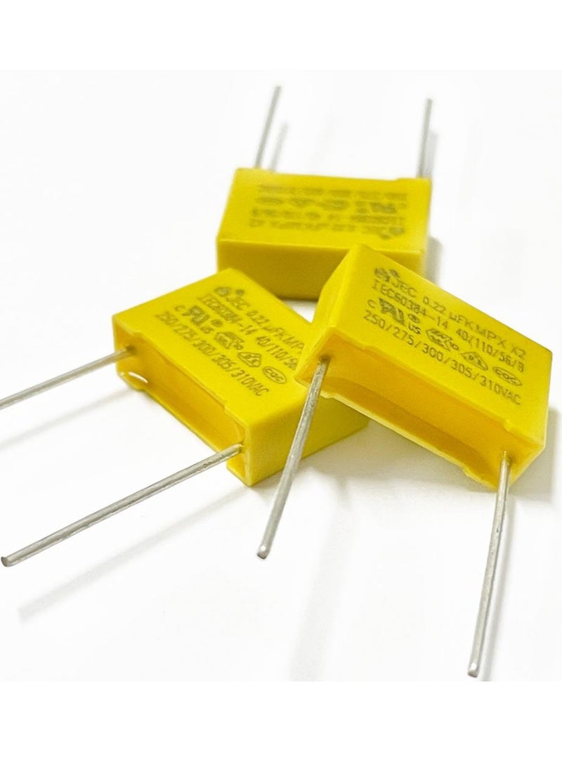 0.0033µF 275V Yellow Capacitor – Pack of 5