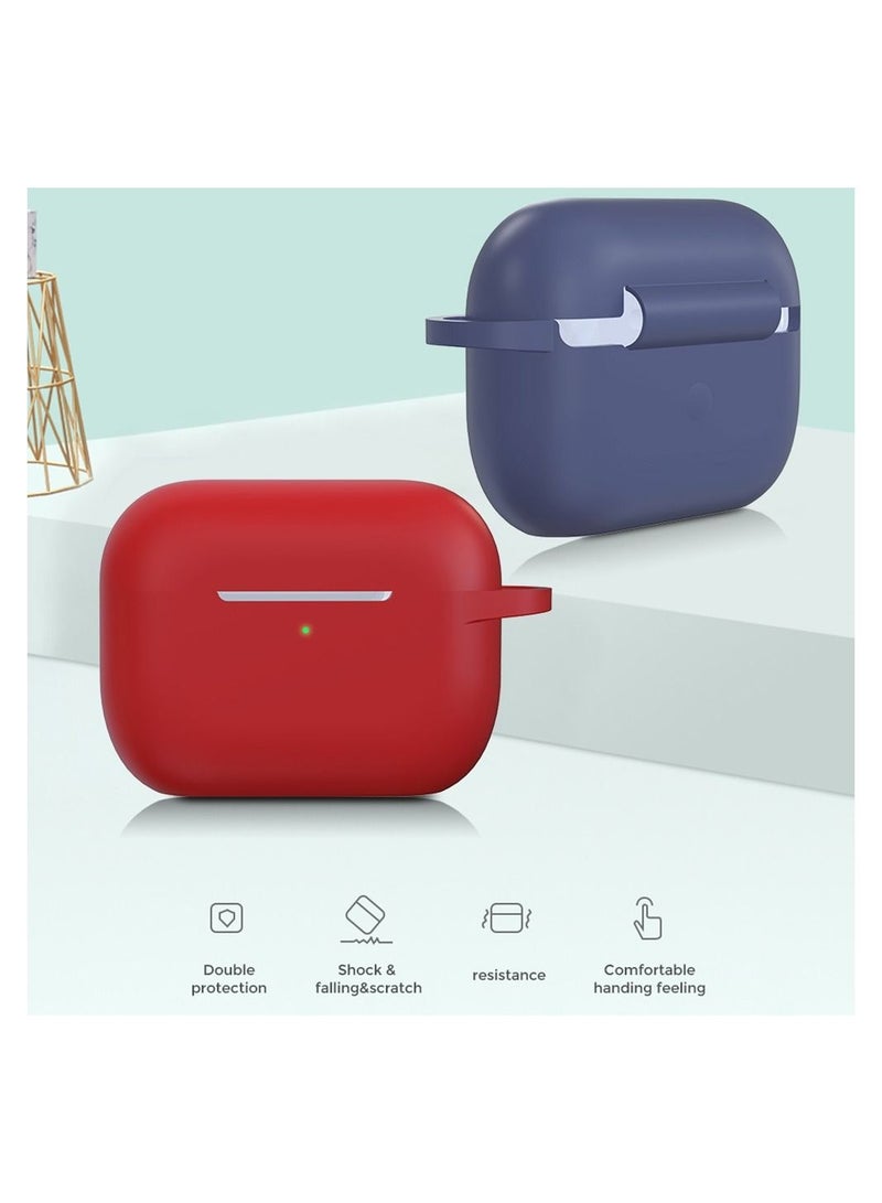 ديفيا كفر سيليكون للايربودز برو - أزرق - Image 2