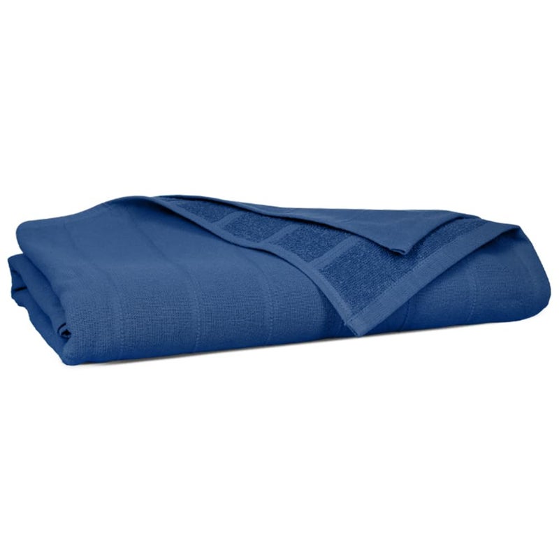Swadesi by Casa Lino Bath Towels Light Weight Bath Towels for Men Women Bath Towels Large Bathroom Set Head Towels Wrap for Ladies Best Gift for Men 140cm X 70cm Blue 1 Pack