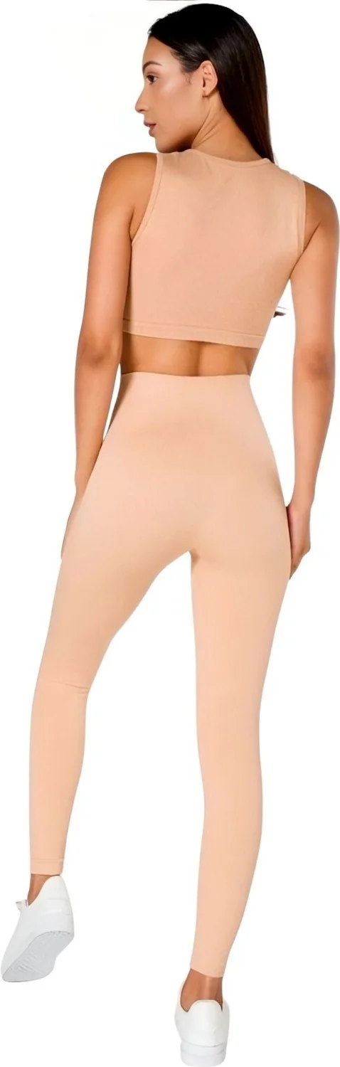 تيزجيلسين Women's Seamless Fitness Yoga Pilates Sports Bustier Tights Set