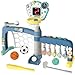 Losbenco 5in1 Toddler Sports Toys Activity Center Includes Basketball Soccer Bowling Baseball Golf Toddler Basketball Hoop Indoor with Adjustable Height 13 Year Old Boys Girls Toys Toddlers Baby Gift - Image 2