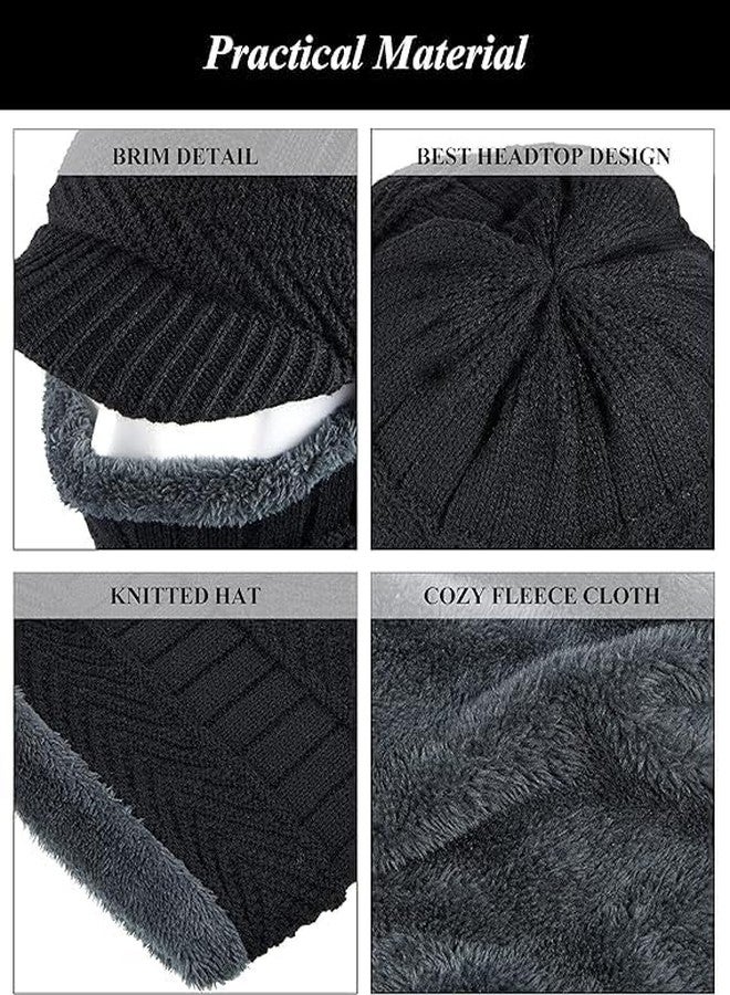 ACUDY Winter Cap & Muffler Set for Men and Women | Knitted Balaclava Hat with Warm Neck Gaiter | Soft Woolen Winter Warmer for Cycling & Outdoor Use | Multicolour, Free Size - Image 3