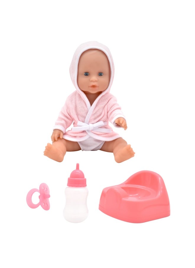 dolls world Baby Dribbles 12 inch Deluxe Drink and With et Doll from Peterkin gift for kids of Age above 18 months  - Image 5