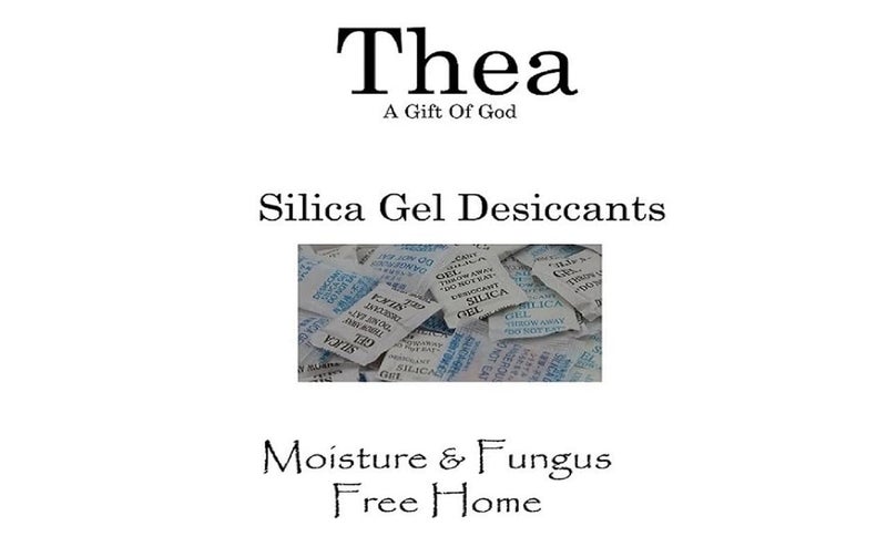 Thea Silica Gel White/Desiccant/Moisture Sbsorbr/Moistur Absorbent (50 Pouches,5Gm Each - Pack of 1)… - Image 2