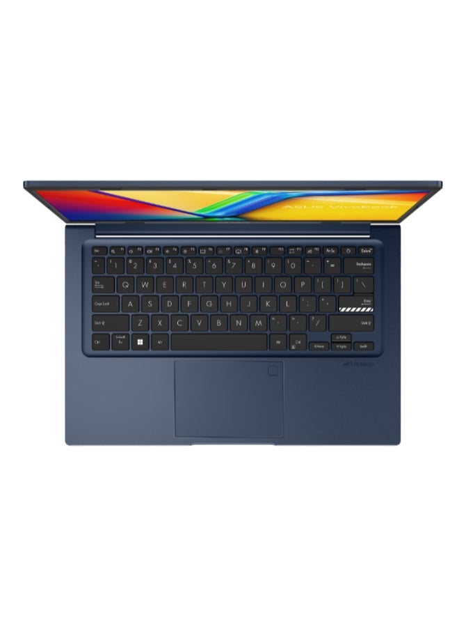 أسوس (نسخة مطورة) لابتوب ASUS Vivobook 14 نحيف بشاشة FHD مقاس 14 بوصة، مع معالج Core i3-1315U/ذاكرة RAM سعة 8GB/قرص SSD سعة 512GB/رسومات Intel UHD/نظام Windows 11 باللون الأزرق الهادئ - Image 2