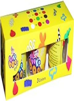 Peekaboo Peekaboo 50113 Dough 100 g, 3-Pieces Set, Multicolor 