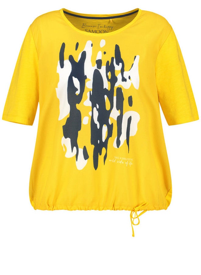 GERRY WEBER Material mix top with mid-length sleeves  - Image 3