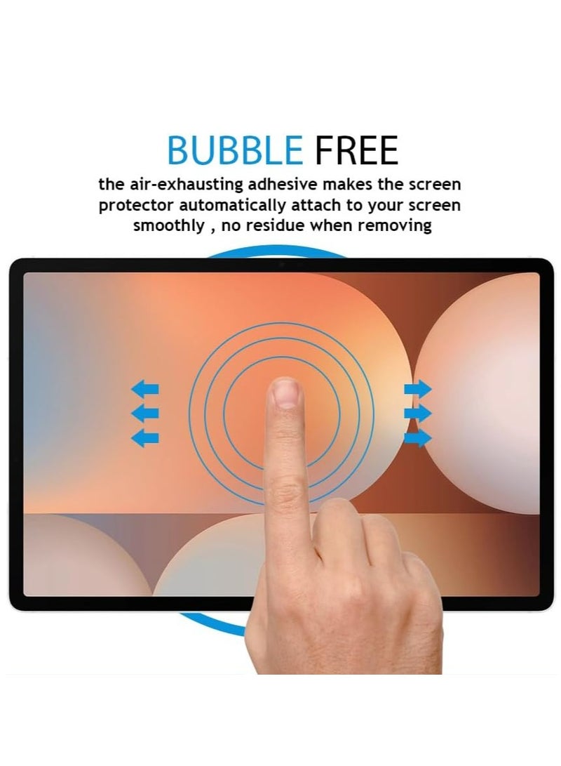 DUSALA Samsung Galaxy S10 Plus Tab Premium Screen Protector Full Coverage, Scratch-Resistant Anti Bubble - Clear - Image 5