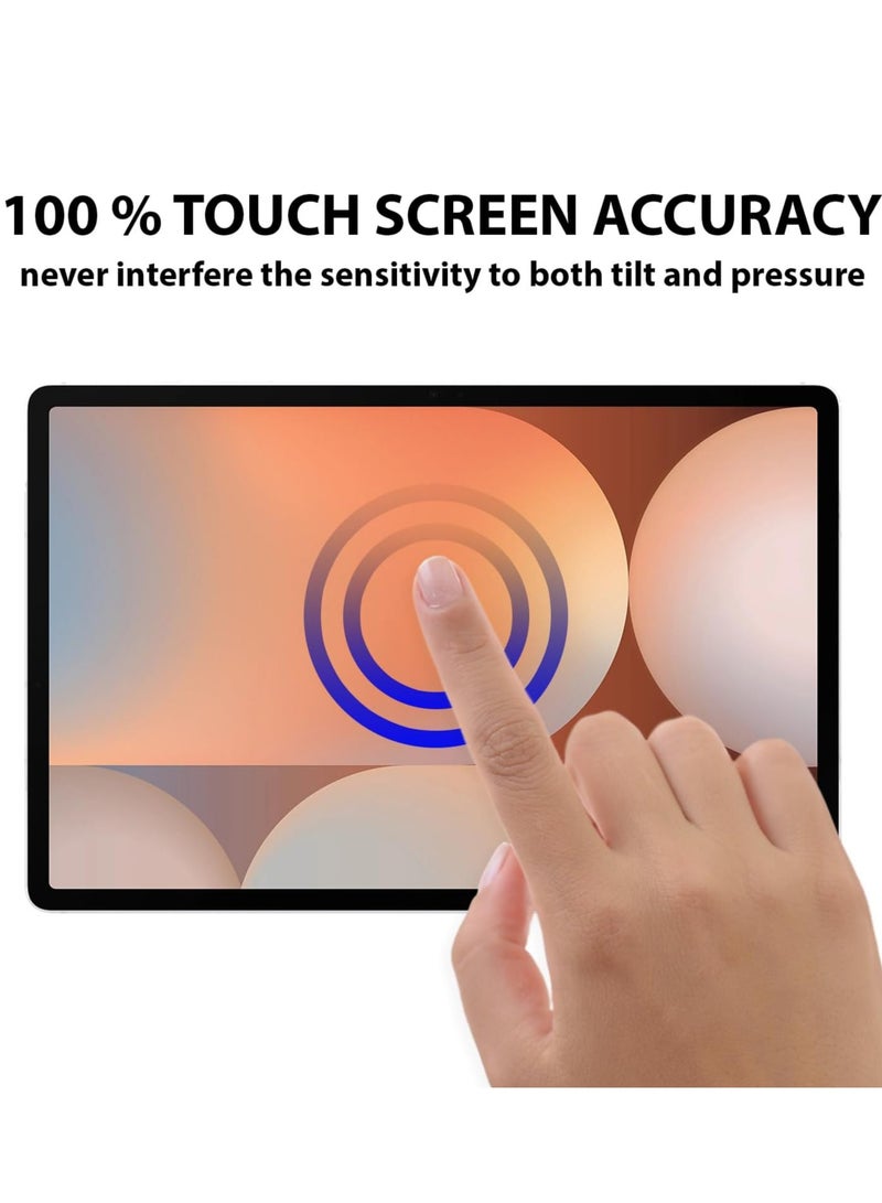 DUSALA Samsung Galaxy S10 Plus Tab Premium Screen Protector Full Coverage, Scratch-Resistant Anti Bubble - Clear - Image 2