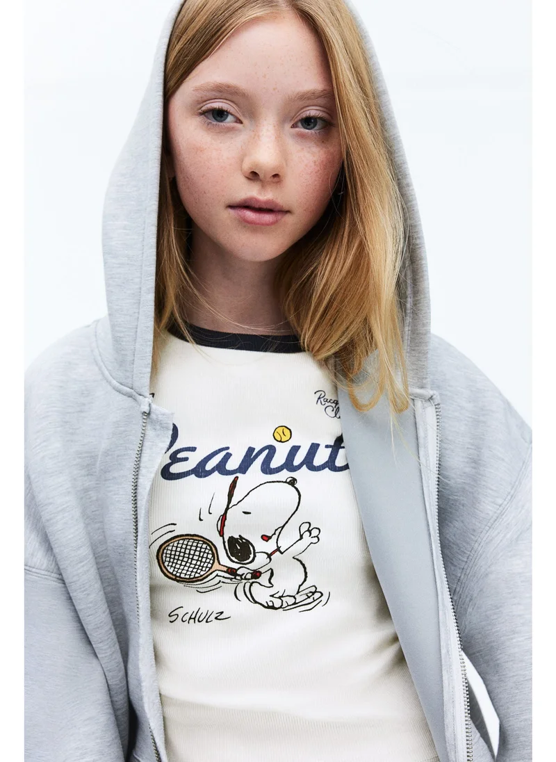 H&M Printed jersey top