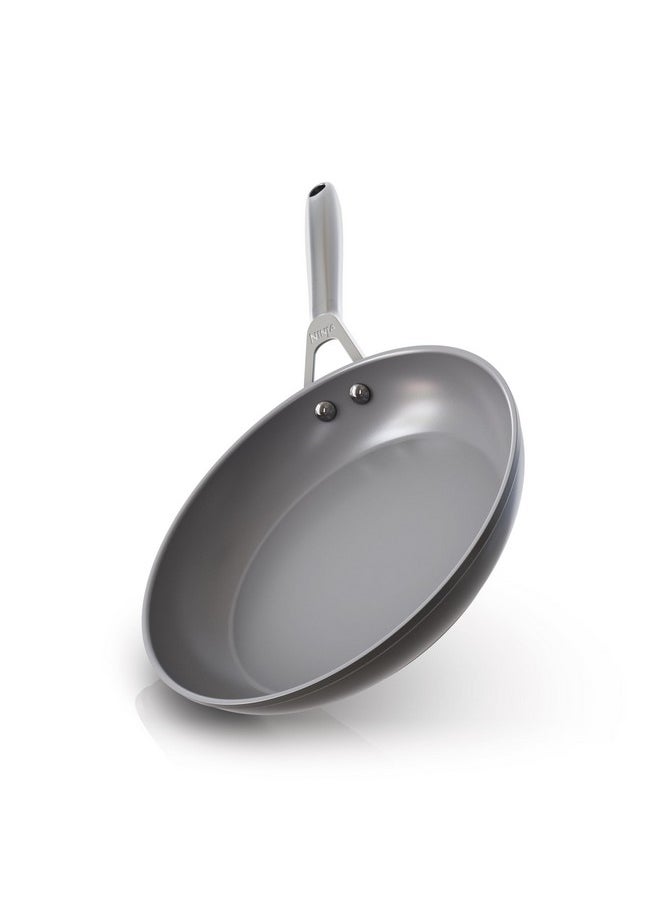 Ninja Ninja NeverStick Ceramic Pro 10.25" Fry Pan, Non-Stick Pan, PTFE Free, Ceramic Coated, Stainless Steel Handle, Stove to Oven Safe to 660°F, All Stovetops & Induction Compatible, Black, CW30026BK  - Image 1