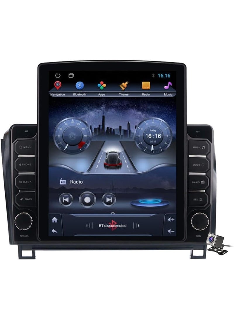 SHEZA STAR Android 9.7 Inch Tesla style Vertical Screen for Toyota Sequoia 2008-2018/Tundra 2006-2013 2GB RAM 32GB ROM Mirror Link Wi-Fi BT, Radio GPS Navigation, IPS Touch Screen with AHD Camera Incl - Image 1