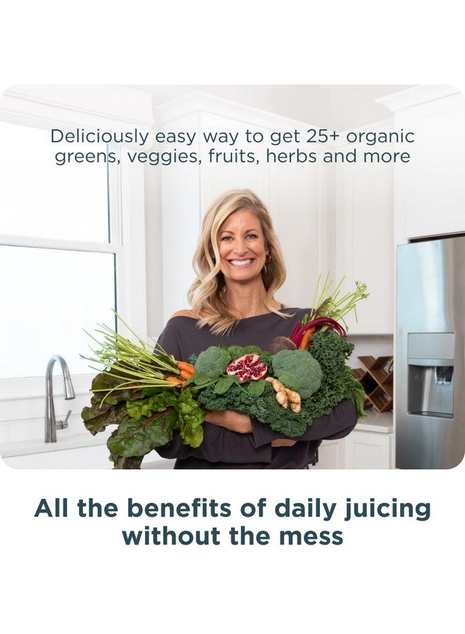 Ancient Nutrition Organic SuperGreens Powder with Probiotics, Organic Multivitamin Greens, Made from Real Fruits, Vegetables and Herbs, Digestive and Energy Support, 12 Servings, 3.6oz - Image 5