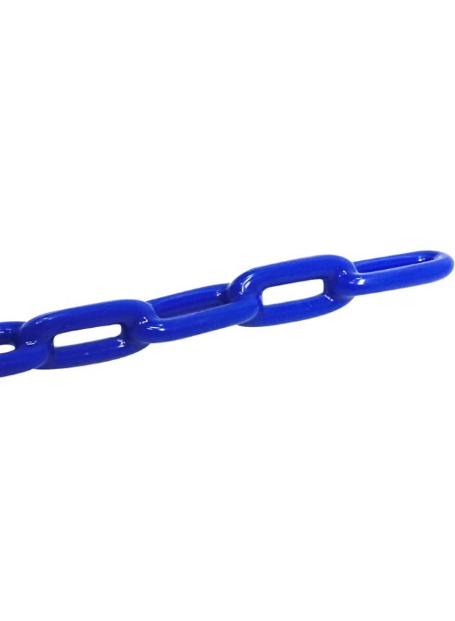 JSAITOYS Blue Plastic Coated Steel Kids Swing Chain With Quick Link Hook For Outdoor  - Image 3