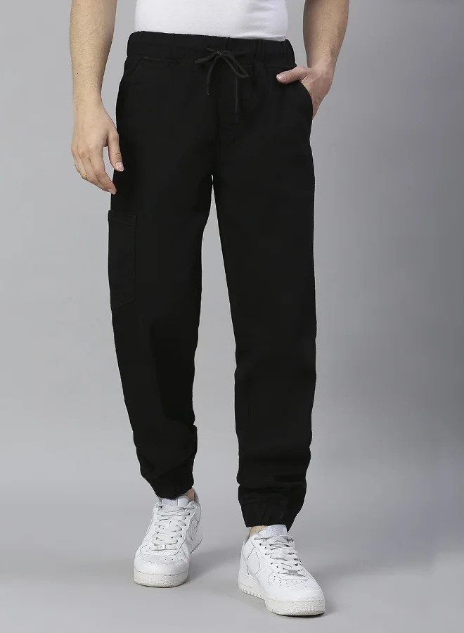 HIGH STAR Men Black Jogger