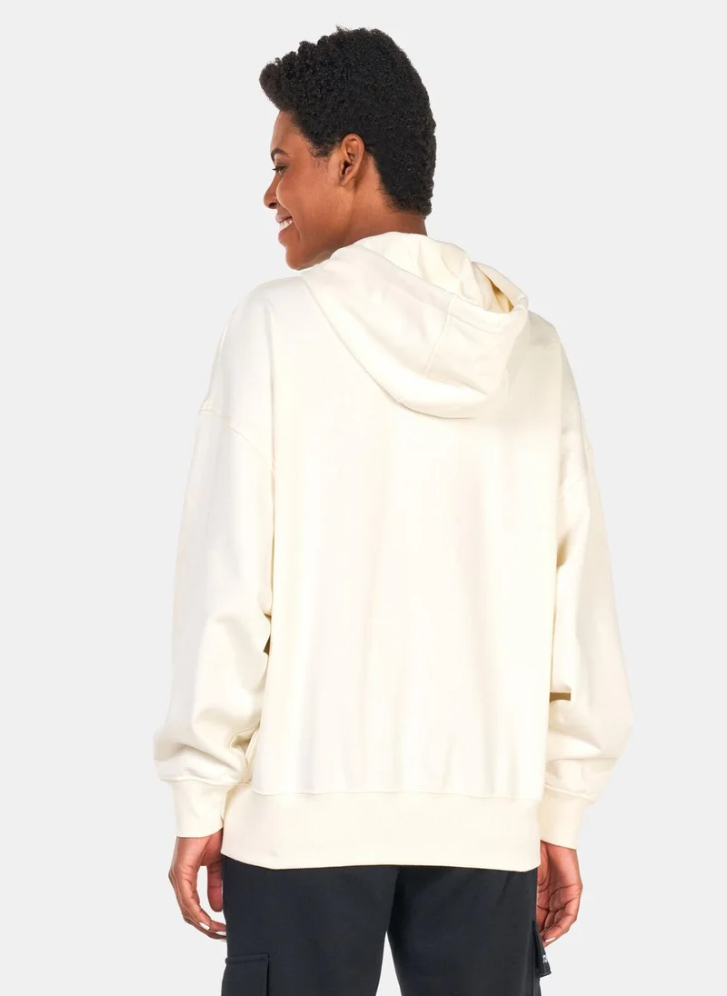CONVERSE Women's Oversized Full-Zip Hoodie