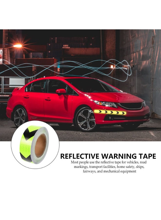 Reflective Safety Sticker Tape 5cm x 25 Meter Roll High Visibility Warning Tape Waterproof Self Adhesive Stripe Reflector for Truck Car Bike Wall Safety Marking - Image 4