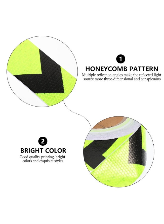 Reflective Safety Sticker Tape 5cm x 25 Meter Roll High Visibility Warning Tape Waterproof Self Adhesive Stripe Reflector for Truck Car Bike Wall Safety Marking - Image 3