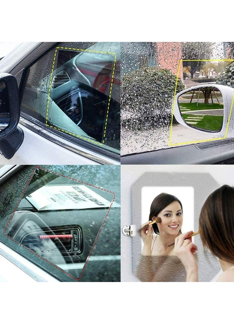 Oasisgalore Anti-Fog, Anti-Glare Car Rearview Mirror Film with HD Clarity for Safe Driving  - Image 4