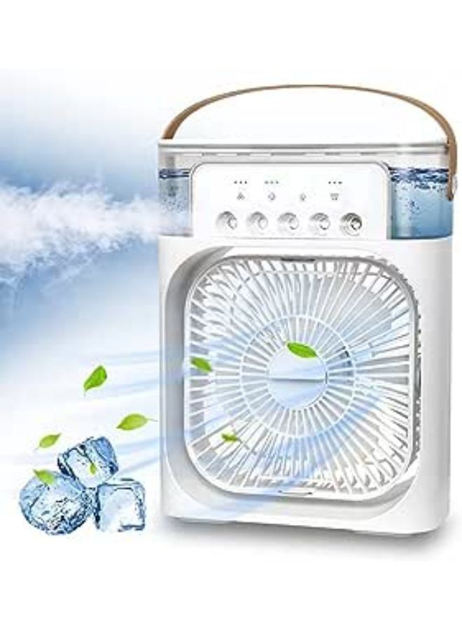 Mini Humidifier Misting Fan,1/2/3 H Timer with 3 Speeds 60° Adjustment For Office Home Room Dorm Outdoor - Image 1