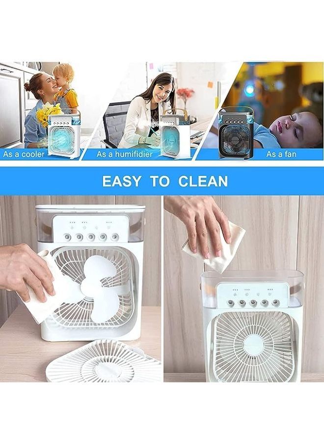 Mini Humidifier Misting Fan,1/2/3 H Timer with 3 Speeds 60° Adjustment For Office Home Room Dorm Outdoor - Image 3