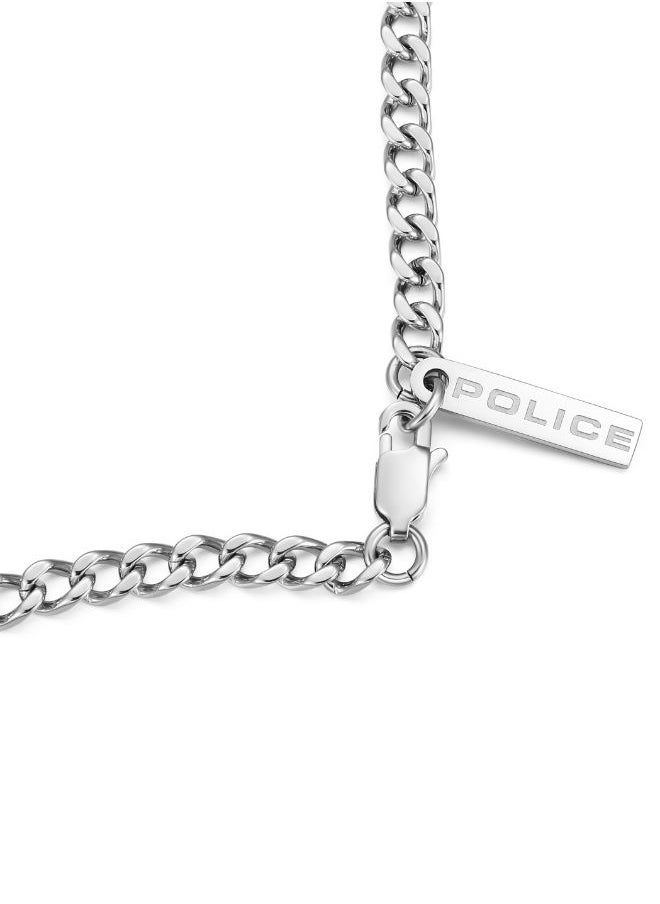 POLICE Heritage Crest Necklace For Men Silver Color  - Image 3