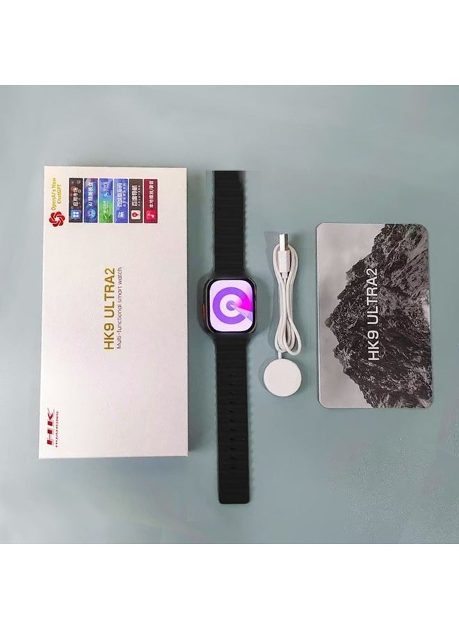 9 Ultra 2 Smart Watch – Advanced AMOLED Screen, Long-Lasting Battery, Health Monitoring & Bluetooth Calling