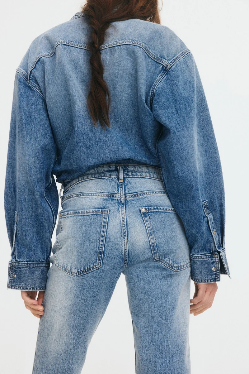 H&M Bootcut High Jeans