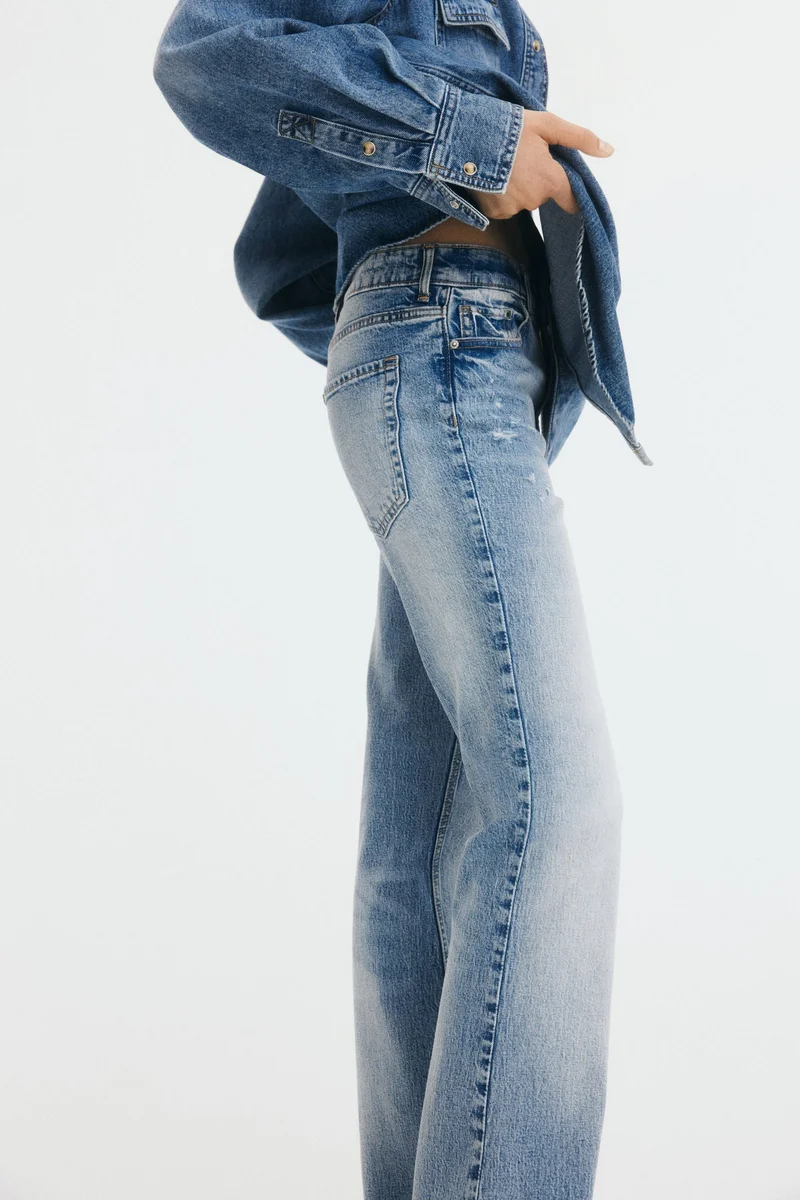 H&M Bootcut High Jeans