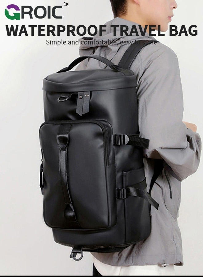 GROIC حقيبة رياضية، حقيبة سفر دفل مع قسم للأحذية واللابتوب، حقيبة مضادة للسرقة، حقيبة نهاية الأسبوع المحمولة، للطائرة، التمارين، حقيبة اللياقة البدنية، حقيبة رياضية - Image 2